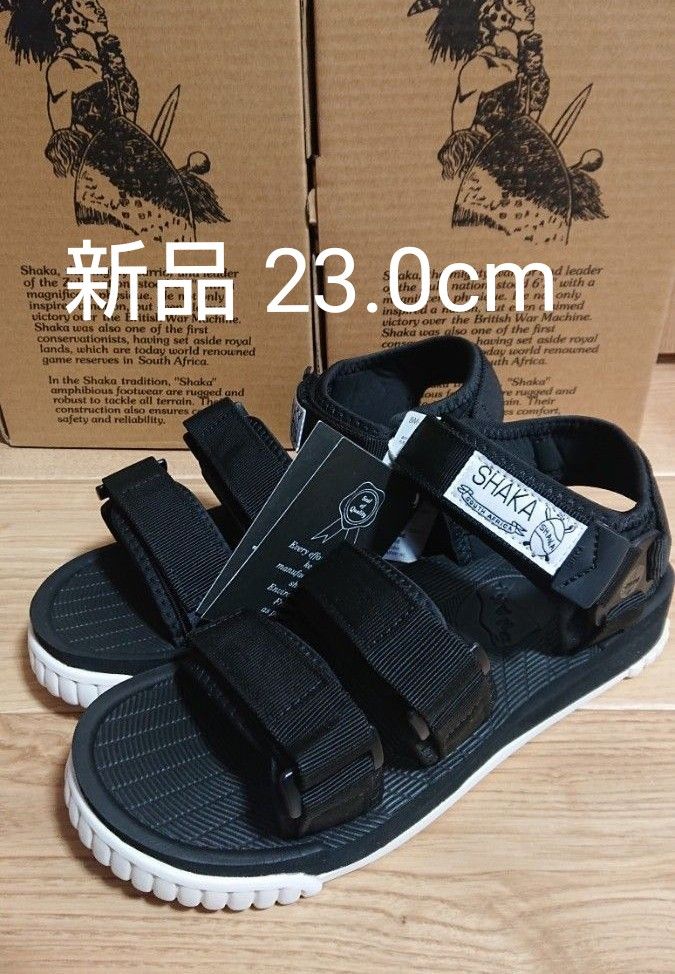 シャカ SHAKA NEO BUNGY 433104 ネオバンジー クライミング BLACK white size23.0cm