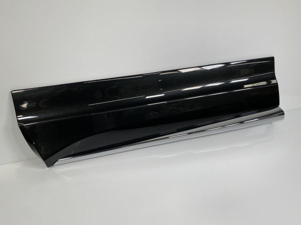美品 黒メタ 219/クロームメッキ ハリアー MXUA80 純正OP モデリスタ 左フロント サイドスカート D2611-63210-C1 76914-750L2 管理17934_きれいです。