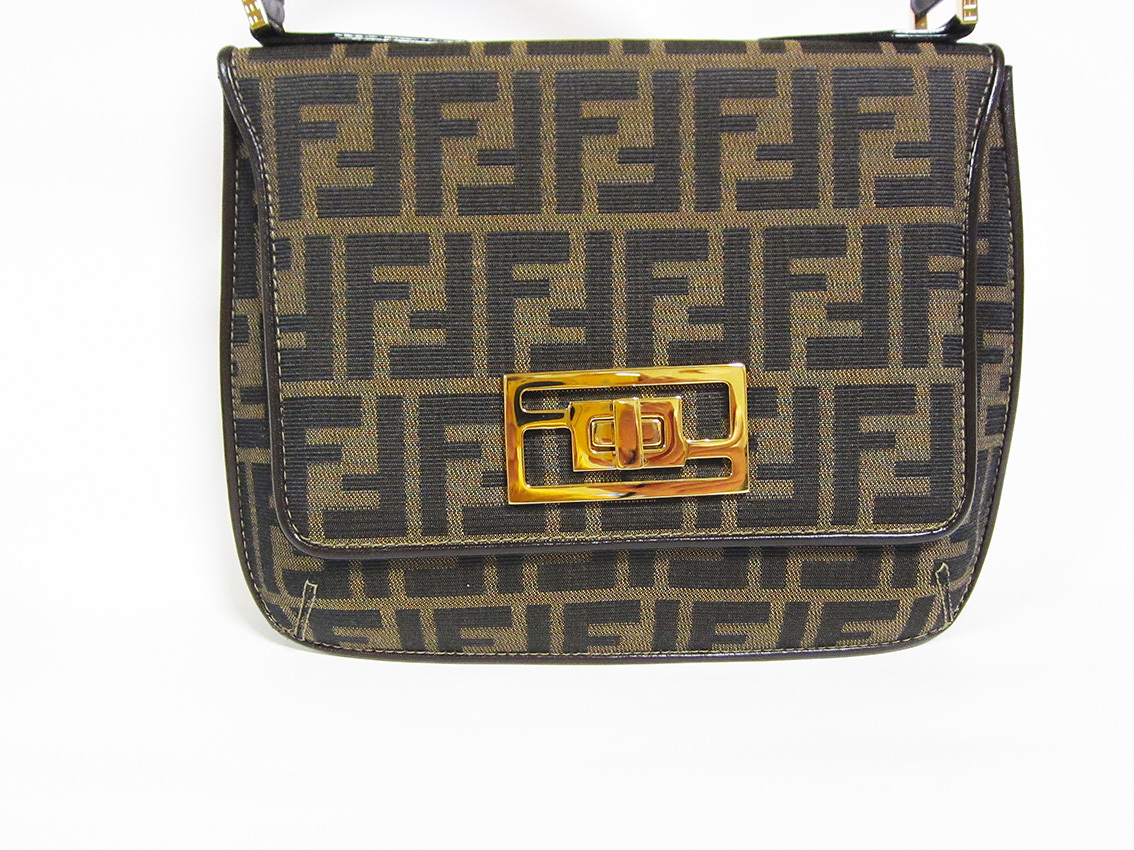 未使用】FENDI フェンディ ハンドバッグ ワンショルダー マンマ