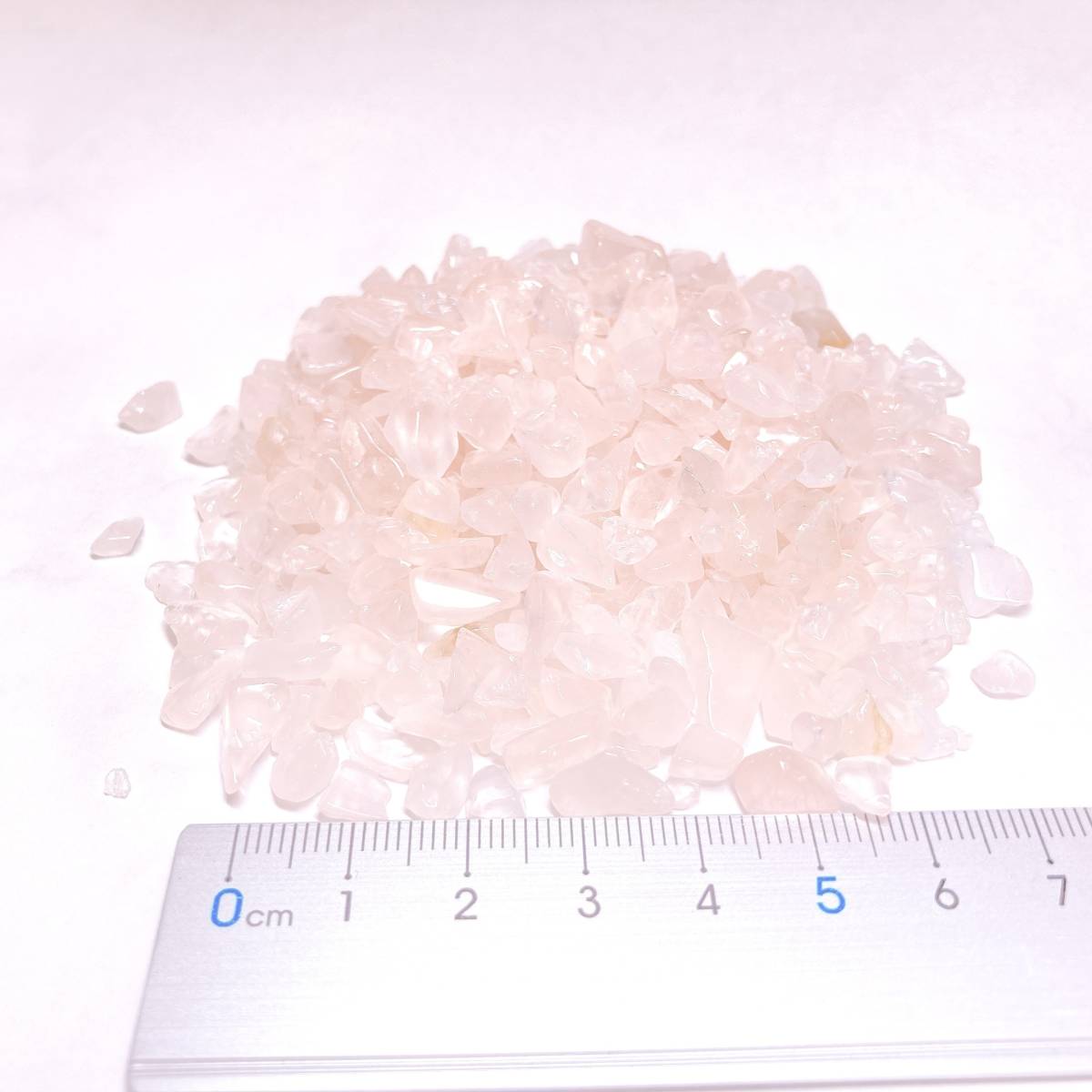 【チップ】ローズクォーツ＊紅水晶＊1kg＊天然石チップ＊インテリア＊浄化＊Rose quartz_画像2