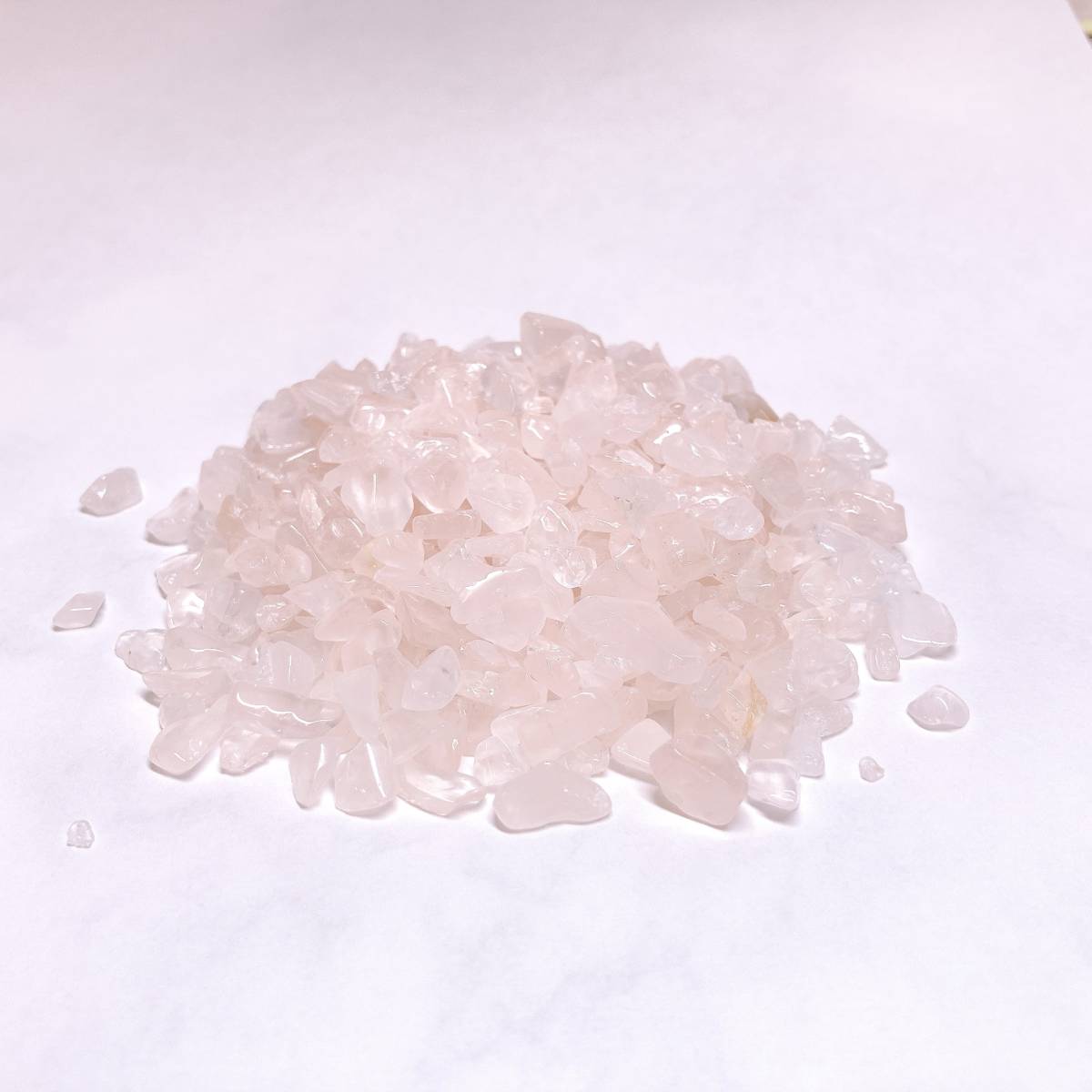 【チップ】ローズクォーツ＊紅水晶＊1kg＊天然石チップ＊インテリア＊浄化＊Rose quartz_画像3