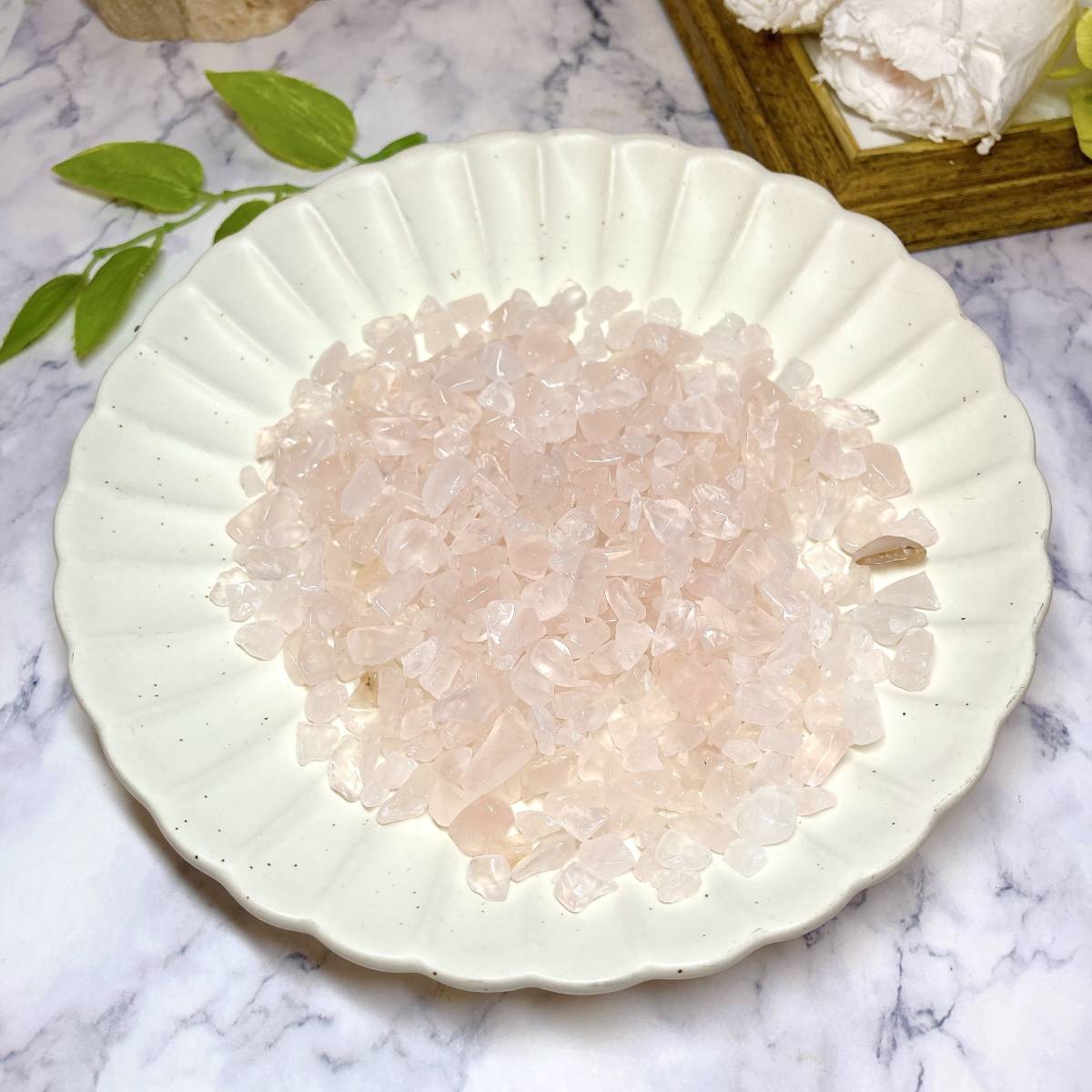 【チップ】ローズクォーツ＊紅水晶＊1kg＊天然石チップ＊インテリア＊浄化＊Rose quartz_画像4