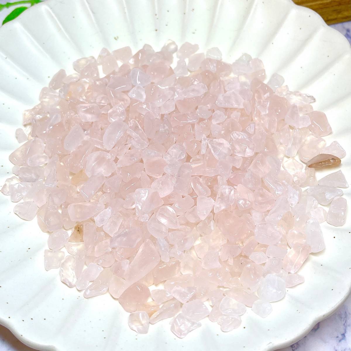 【チップ】ローズクォーツ＊紅水晶＊1kg＊天然石チップ＊インテリア＊浄化＊Rose quartz_画像5