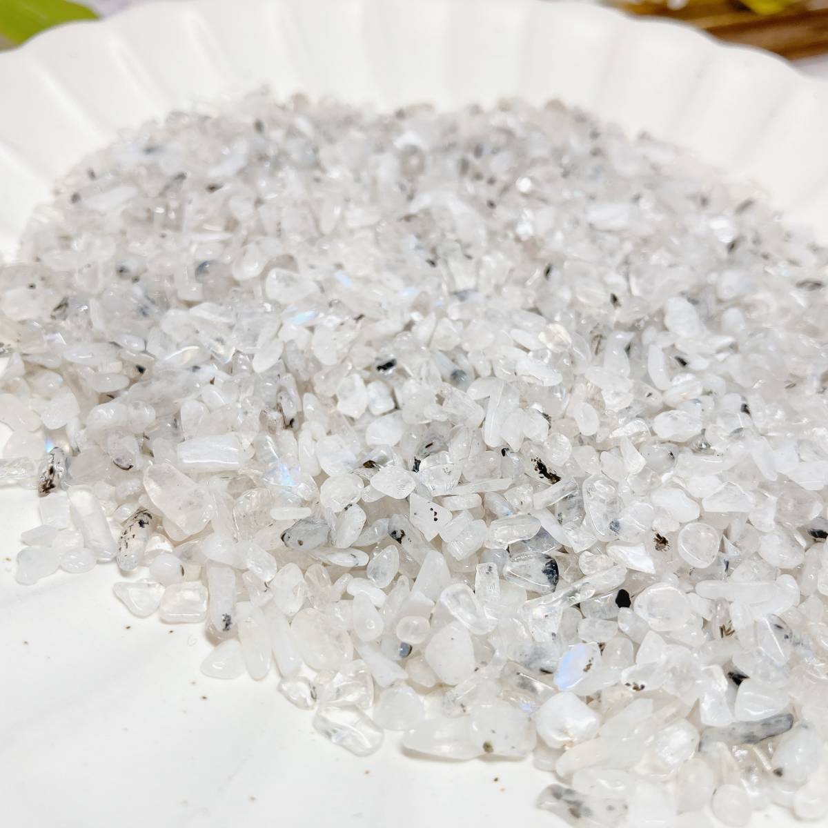 【チップ】レインボームーンストーン＊1kg＊天然石チップ＊インテリア＊浄化＊rainbow moonstone_画像5