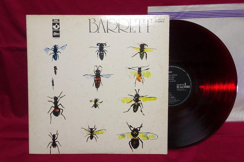 美盤 赤盤 国内初版 Syd Barrett シド・バレット / Barrett ウィズ・ピンク・フロイド Pink Floyd 神経衰弱サイケ名盤 ヒプノシス OP-80173