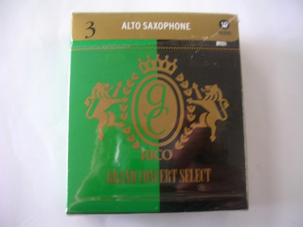 【管楽器アクセサリー】RICO リコ 《 アルト サックス リード ３  》６枚 ：ALTO SAXPHONEの画像1