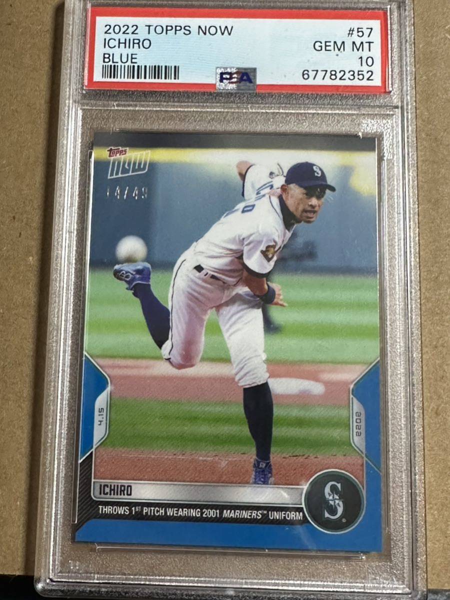 2022 topps now イチロー　始球式　/49 PSA10