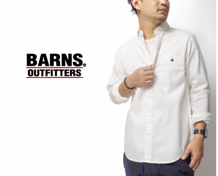 ☆THE Barns Outfitters☆バーンズアウトフィッターズ☆OX白シャツボタンダウンシャツ/オックスフォードシャツ長袖シャツ_画像8