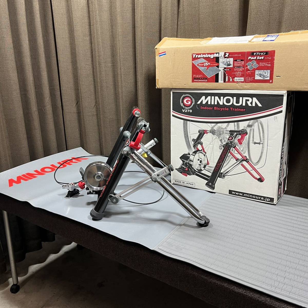 流行 ミノウラ ローラー台 MINOURA V270 サイクルトレーナー veme.fi