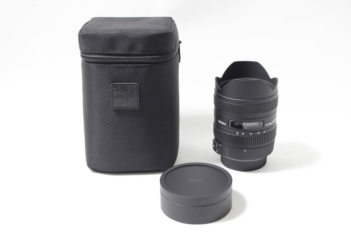 極上美麗品◇SIGMA 8-16mm F4.5-5.6 DC HSM 超広角レンズ◇Nikon用