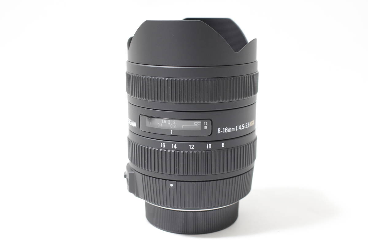 極上美麗品◇SIGMA 8-16mm F4.5-5.6 DC HSM 超広角レンズ◇Nikon用