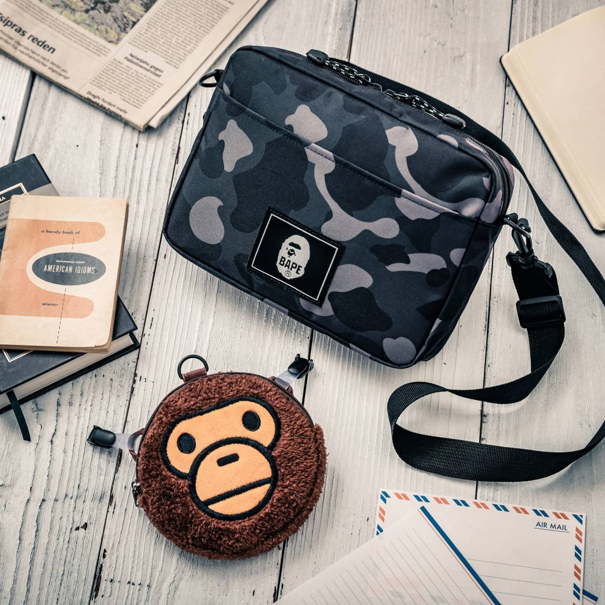 A BATHING APE マイロ ポーチ ポシェット | tspea.org