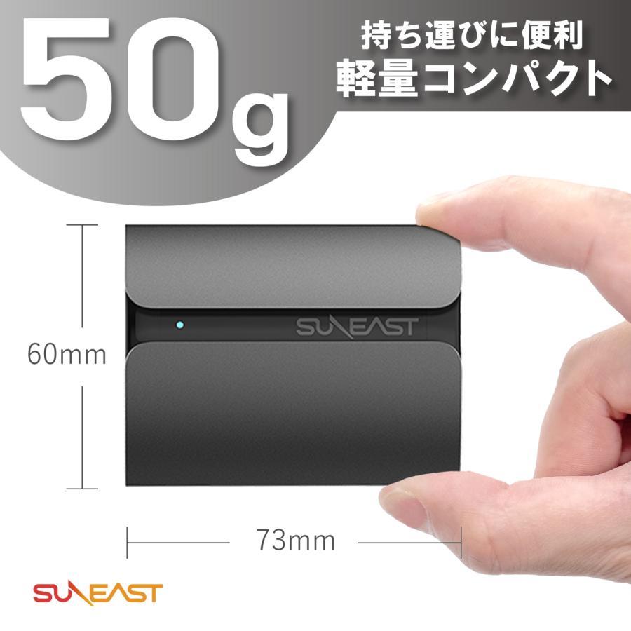 【１台限り】SUNEAST SE-PSSD01AC-02TB　SSD 外付け 2TB USB Type-C 最大読込速度560MB/秒 3年保証 　新品！