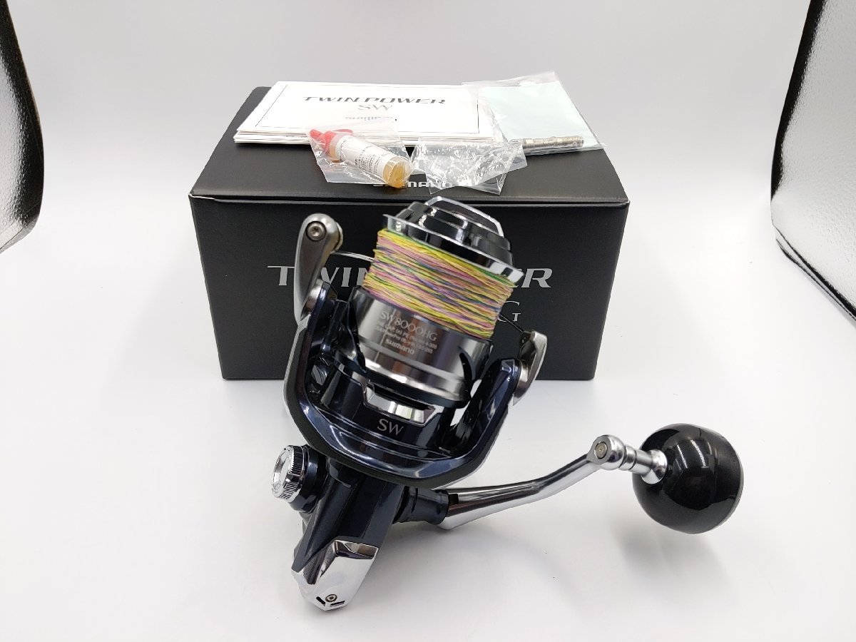 現品限り】美品 Shimano シマノ 21 ツインパワーSW 8000HG スピニング