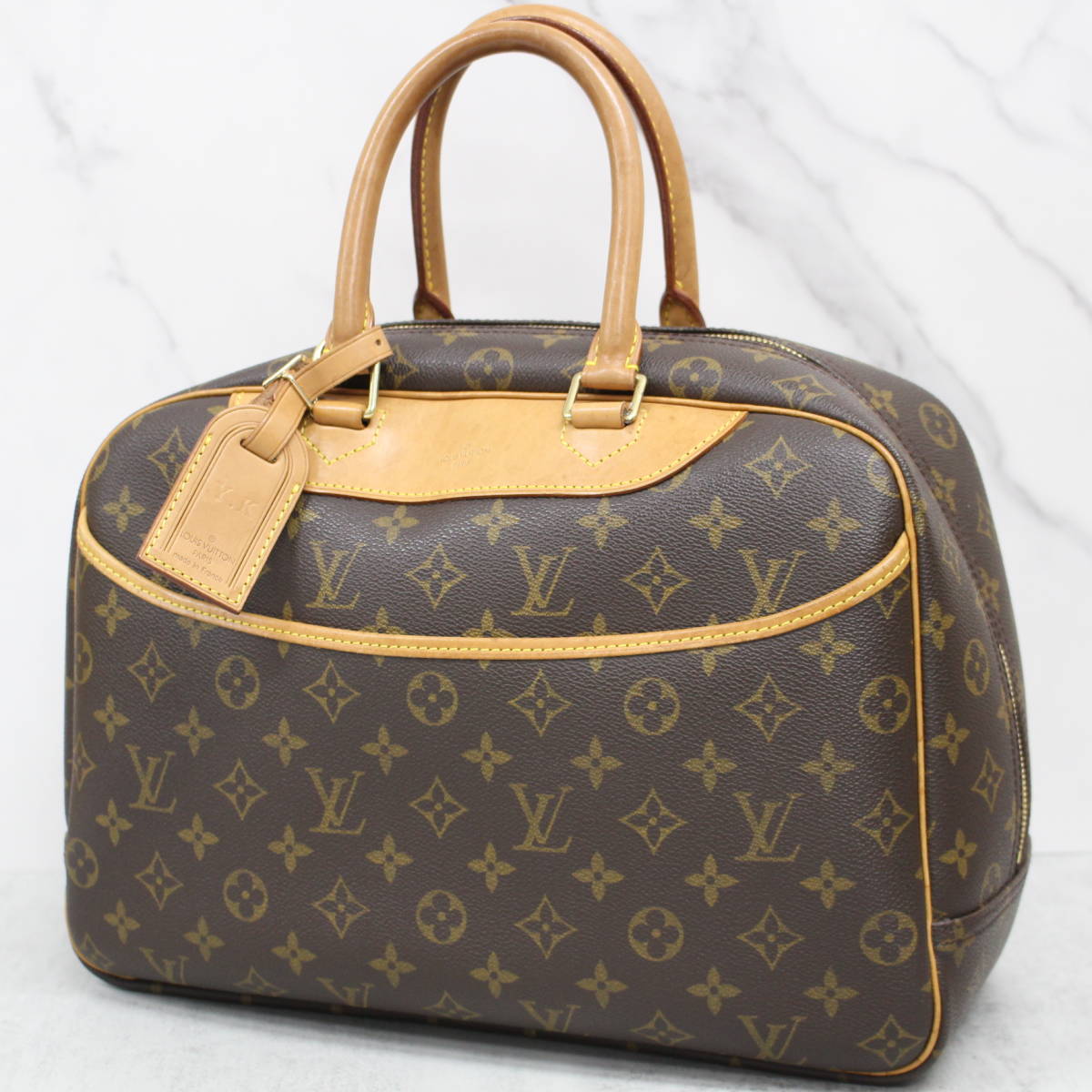 にてご S383)【美品】LOUIS VUITTON ドーヴィル ボーリング ヴァニティ
