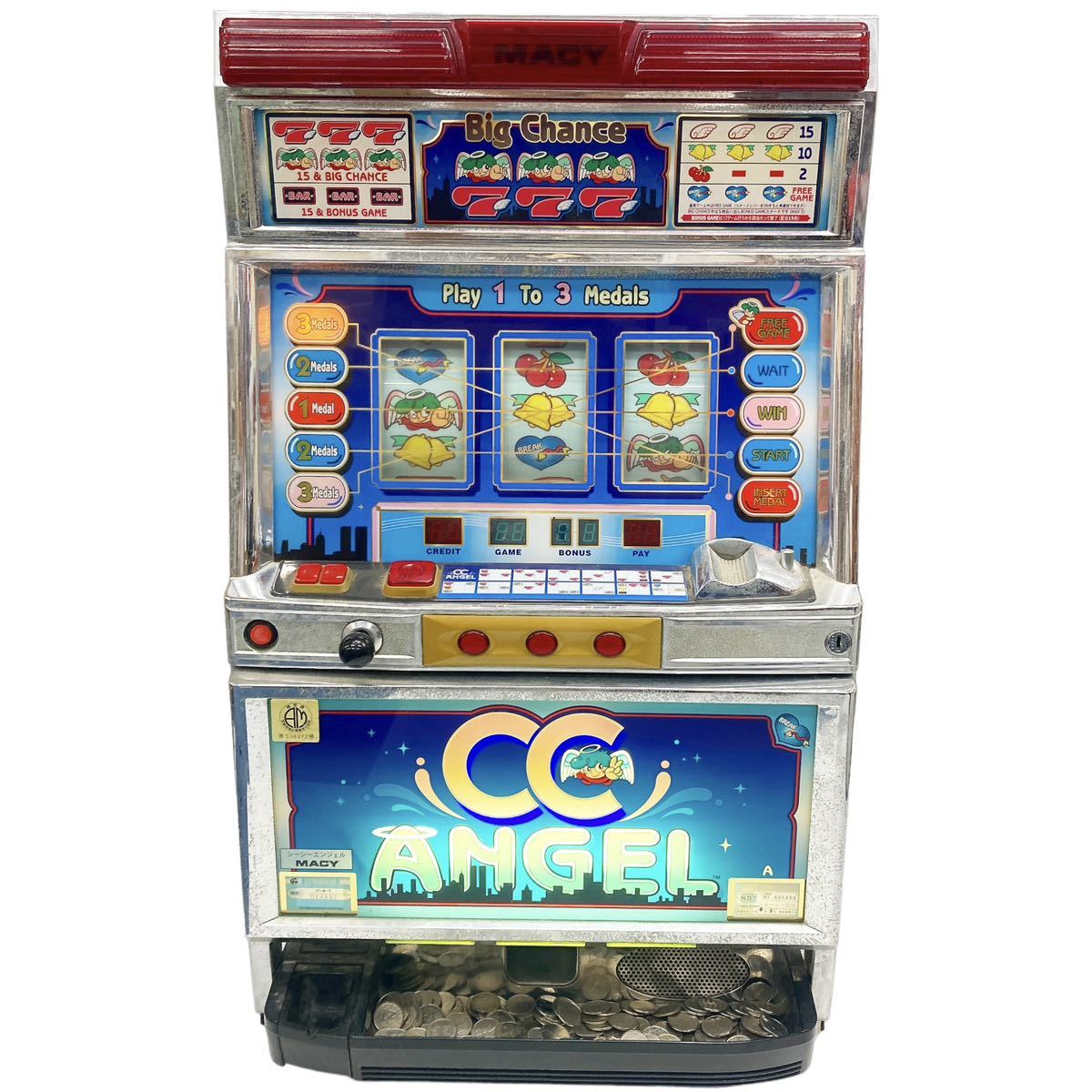すること】 パチスロ 実機 MACY CC ANGEL メーシー シーシー