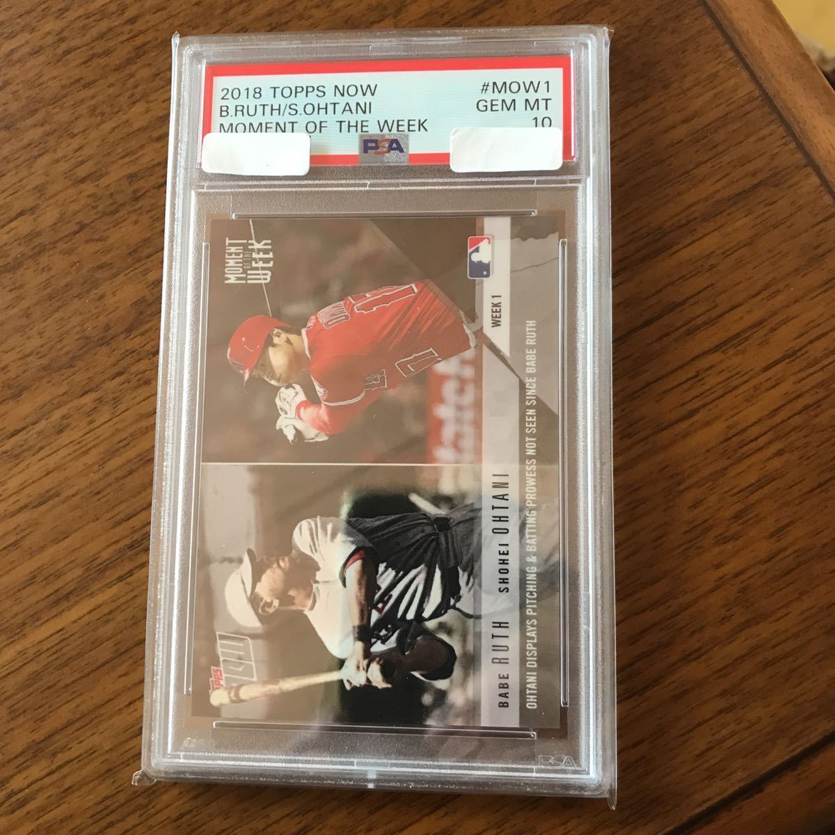 PSA 10 GEM MT 鑑定済 大谷翔平 MLB ルーキーカード topps now 2018