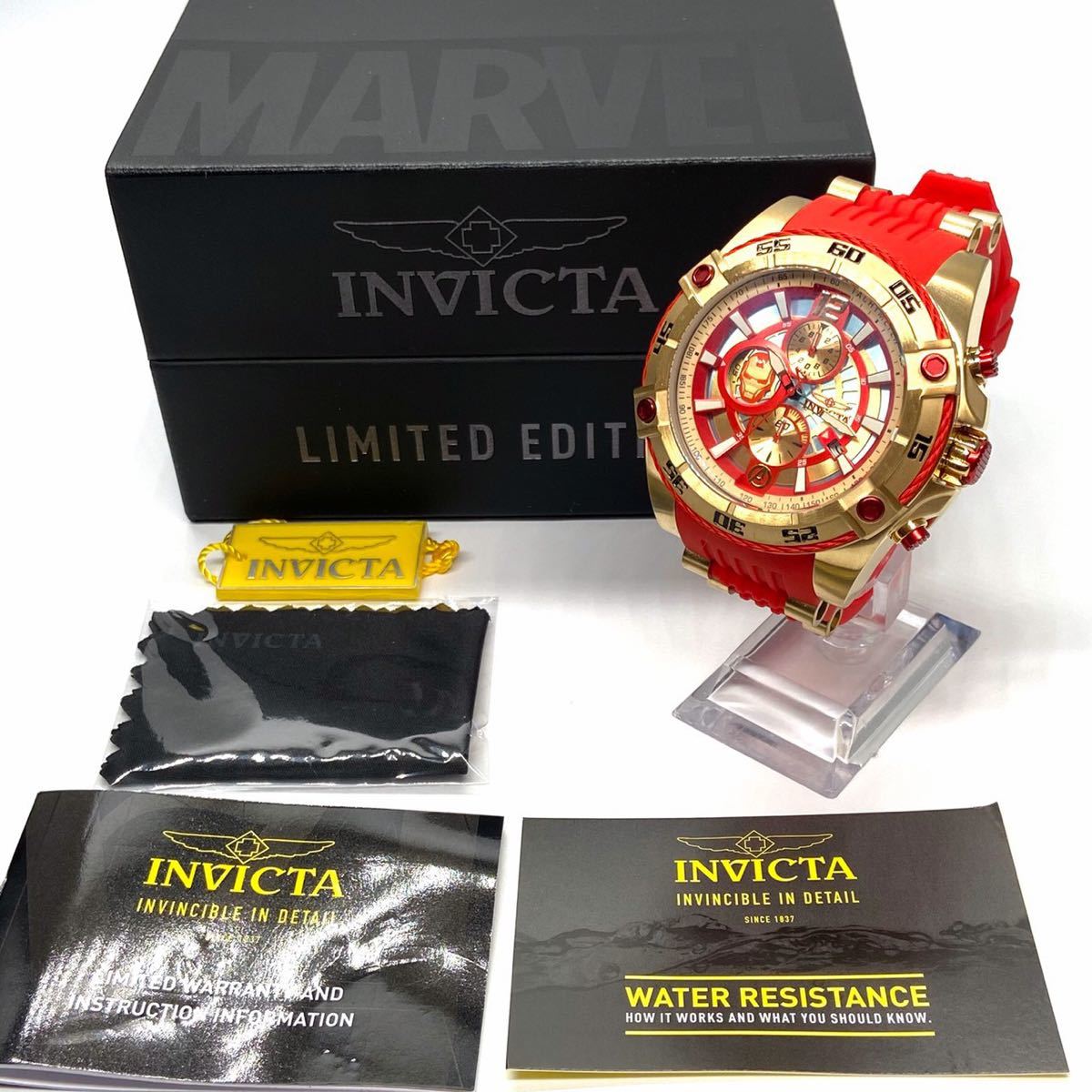 ○定価11万円! 激レア! マーベル INVICTA インビクタ クロノグラフ