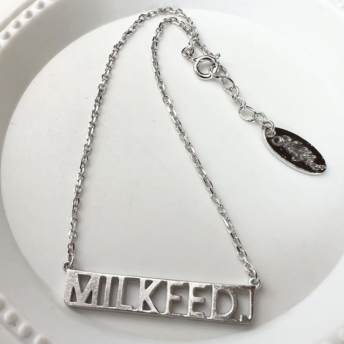 【人気】MILKFED ミルクフェド　silver スクエア　ブレスレット_画像2