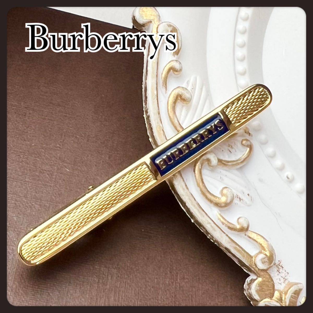 最も 【希少レア】Burberrys GOLD タイピン バーバリーズ ゴールド