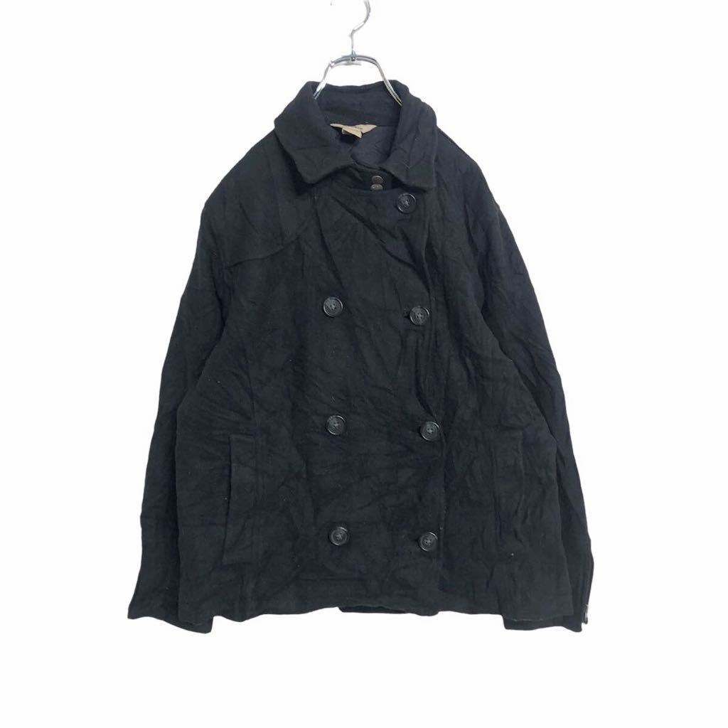 WOOLRICH ジャケット ウィメンズ M ブラック ウールリッチ ウールミックス 古着卸 アメリカ仕入れ a404-5397_画像1