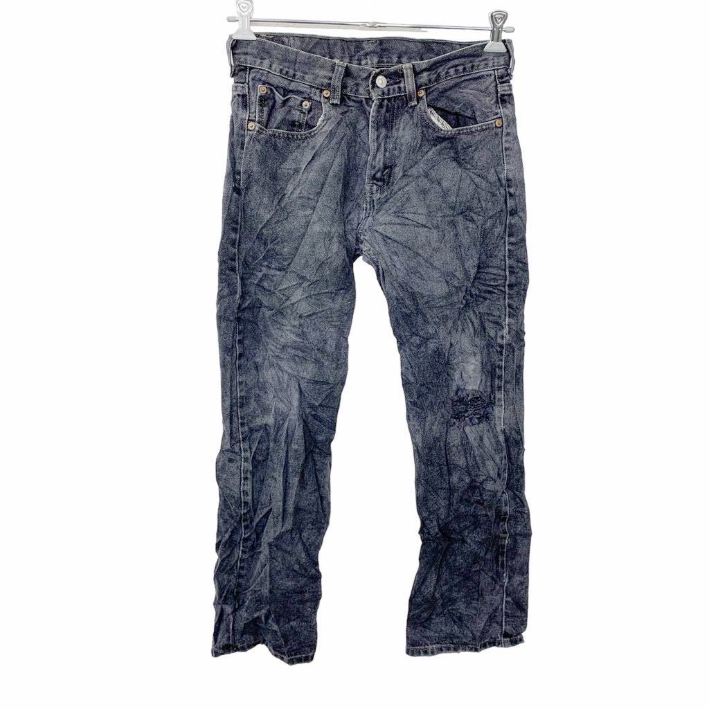 Levi's 550 デニムパンツ W29 リーバイス メキシコ製 ブラック 古着卸 アメリカ仕入 2303-763_画像1