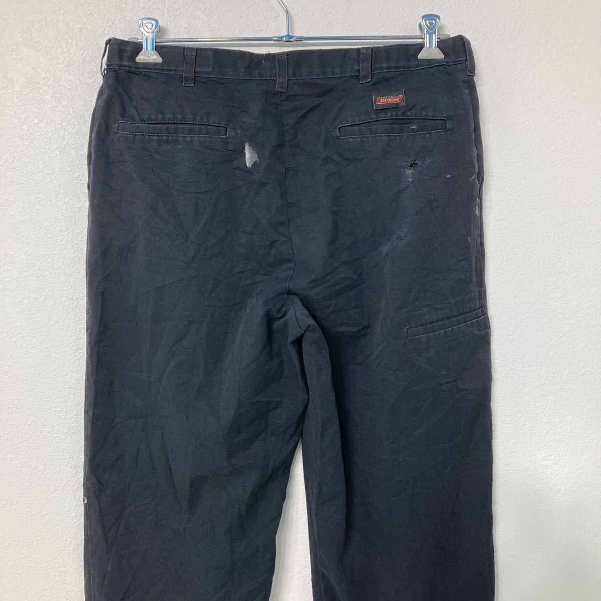 Dickies ワークパンツ W35 ディッキーズ ブラック 古着卸 アメリカ仕入 b503-75_画像7