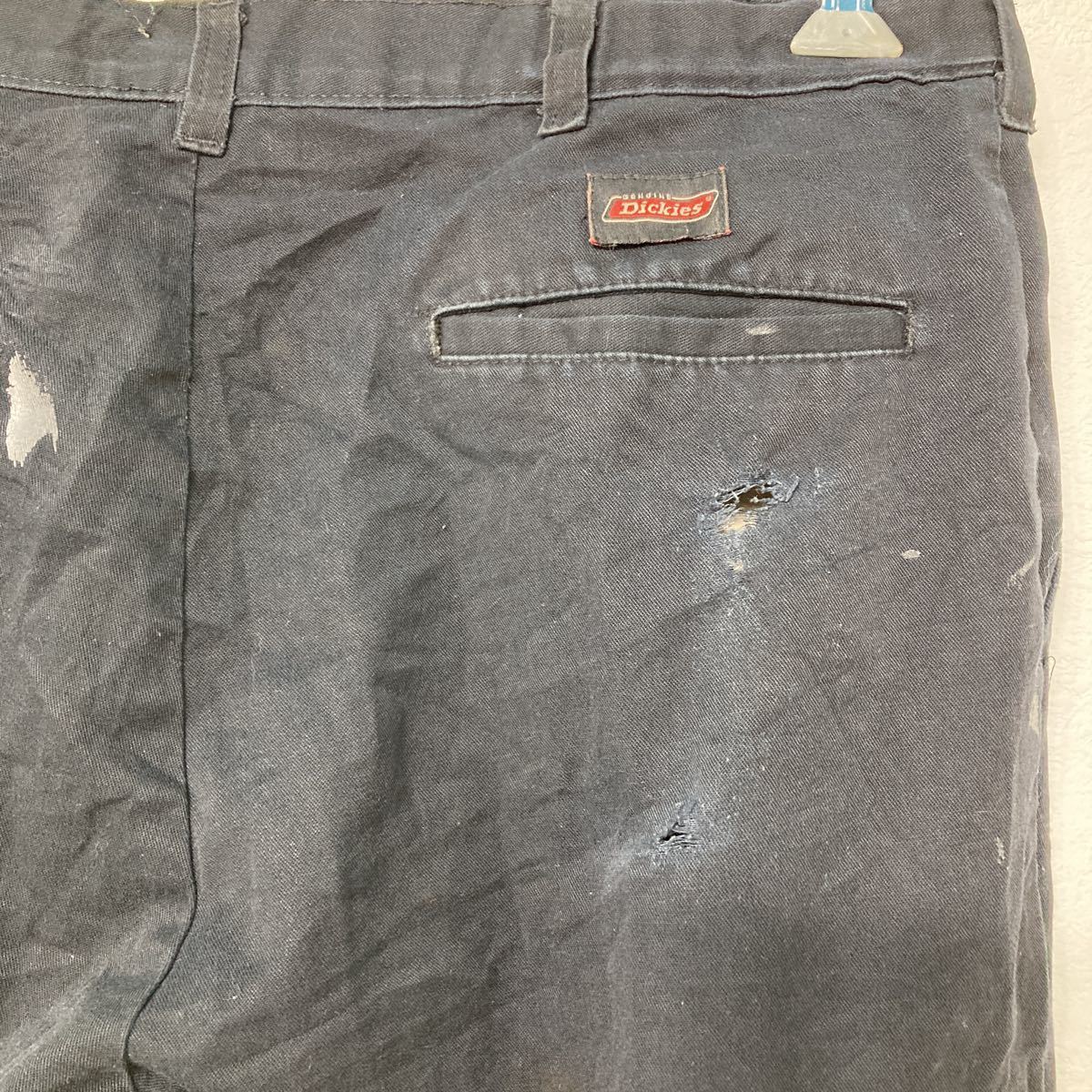 Dickies ワークパンツ W35 ディッキーズ ブラック 古着卸 アメリカ仕入 b503-75_画像9