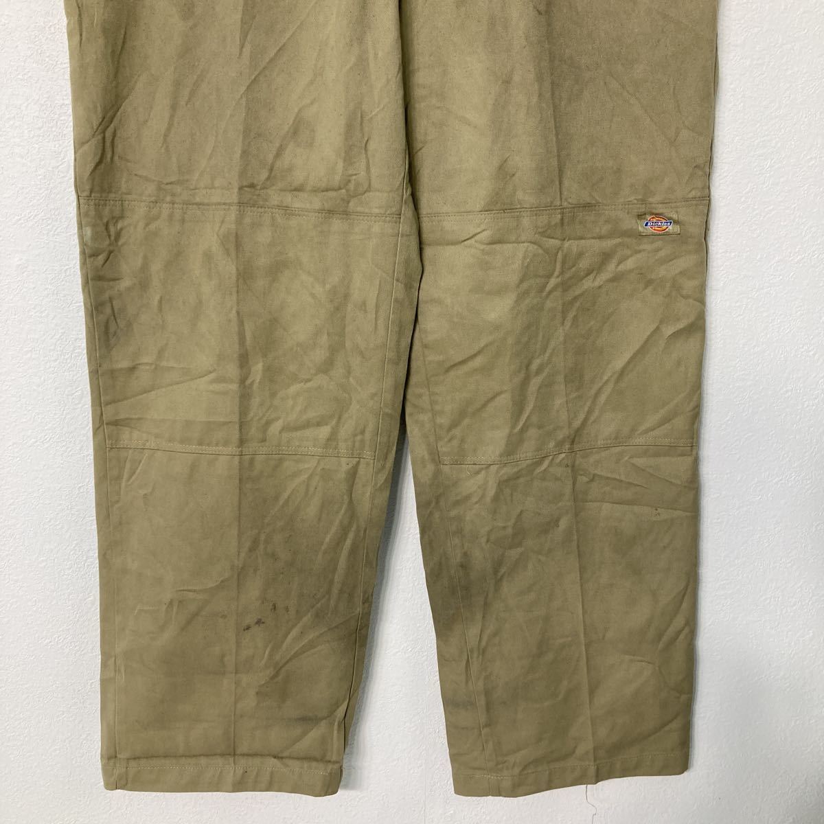 Dickies ワークパンツ W40 ディッキーズ ビッグサイズ ベージュ メキシコ製 古着卸 アメリカ仕入 b503-62_画像3