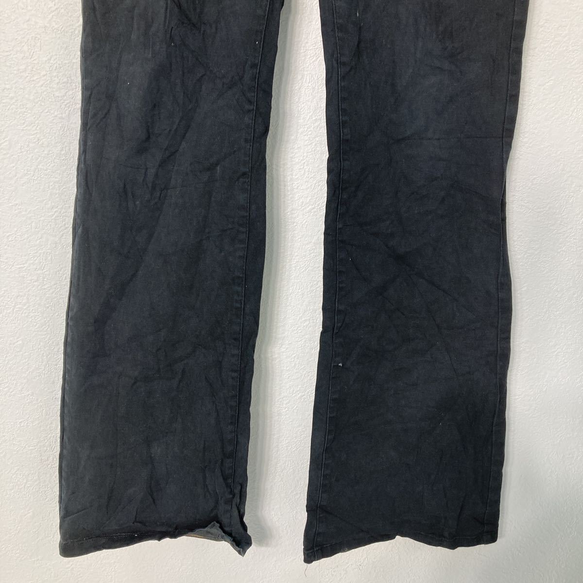 Dickies длинные брюки W34 Dickies женский черный б/у одежда . America скупка b503-72