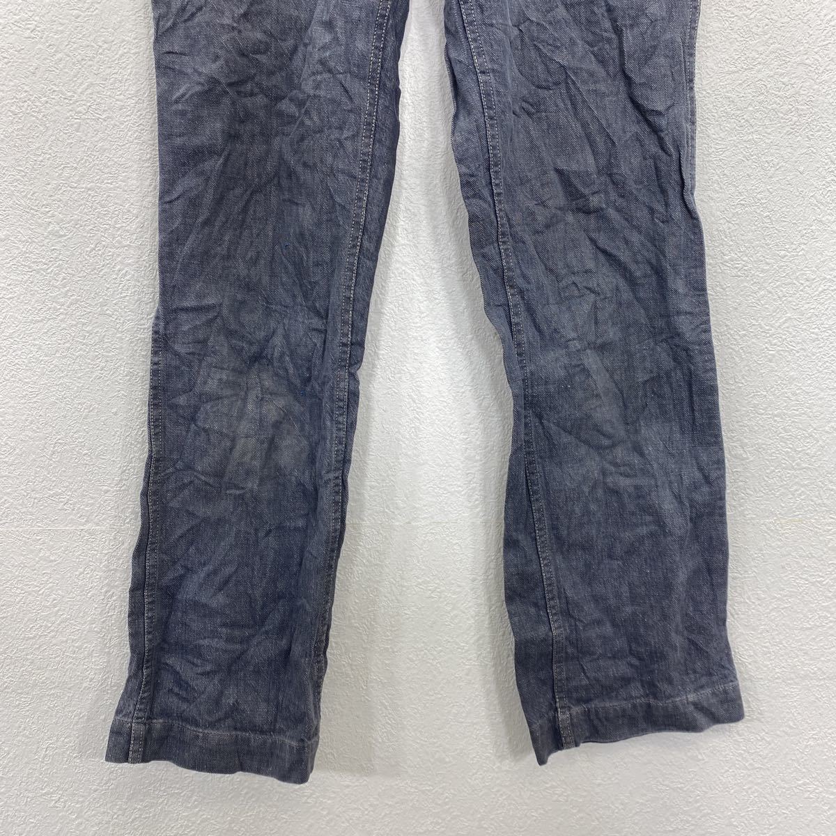  Work * painter's pants W29 ранг женский евро голубой темно-синий б/у одежда . America скупка 2303-345