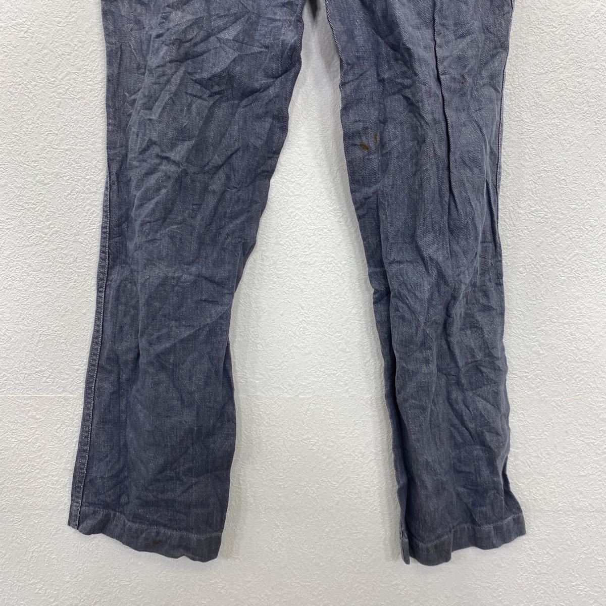  Work * painter's pants W29 ранг женский евро голубой темно-синий б/у одежда . America скупка 2303-345