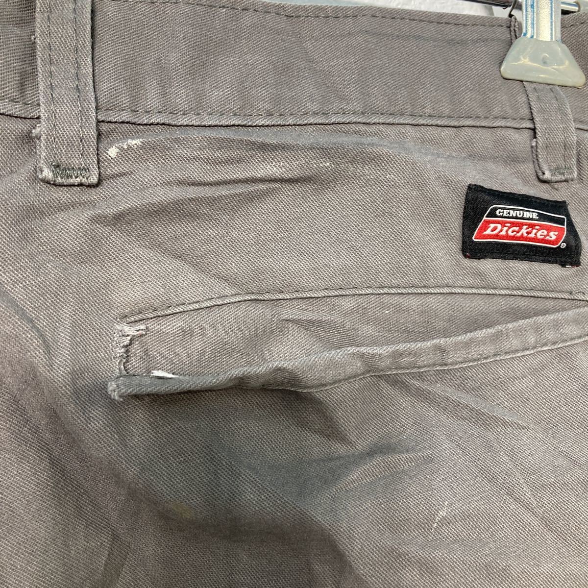 Dickies ワークパンツ W32 ディッキーズ グレー 古着卸 アメリカ仕入 b503-140_画像9