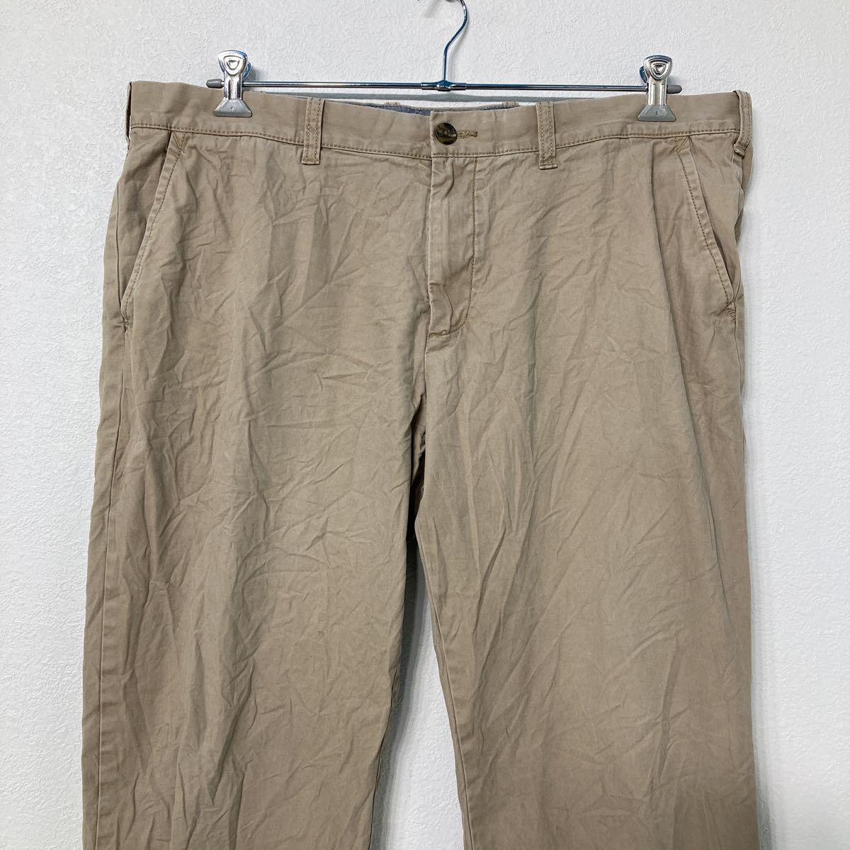 TOMMY HILFIGER チノパン W40 トミーヒルフィガー ビッグサイズ ベージュ 古着卸 アメリカ仕入 b503-145_画像2