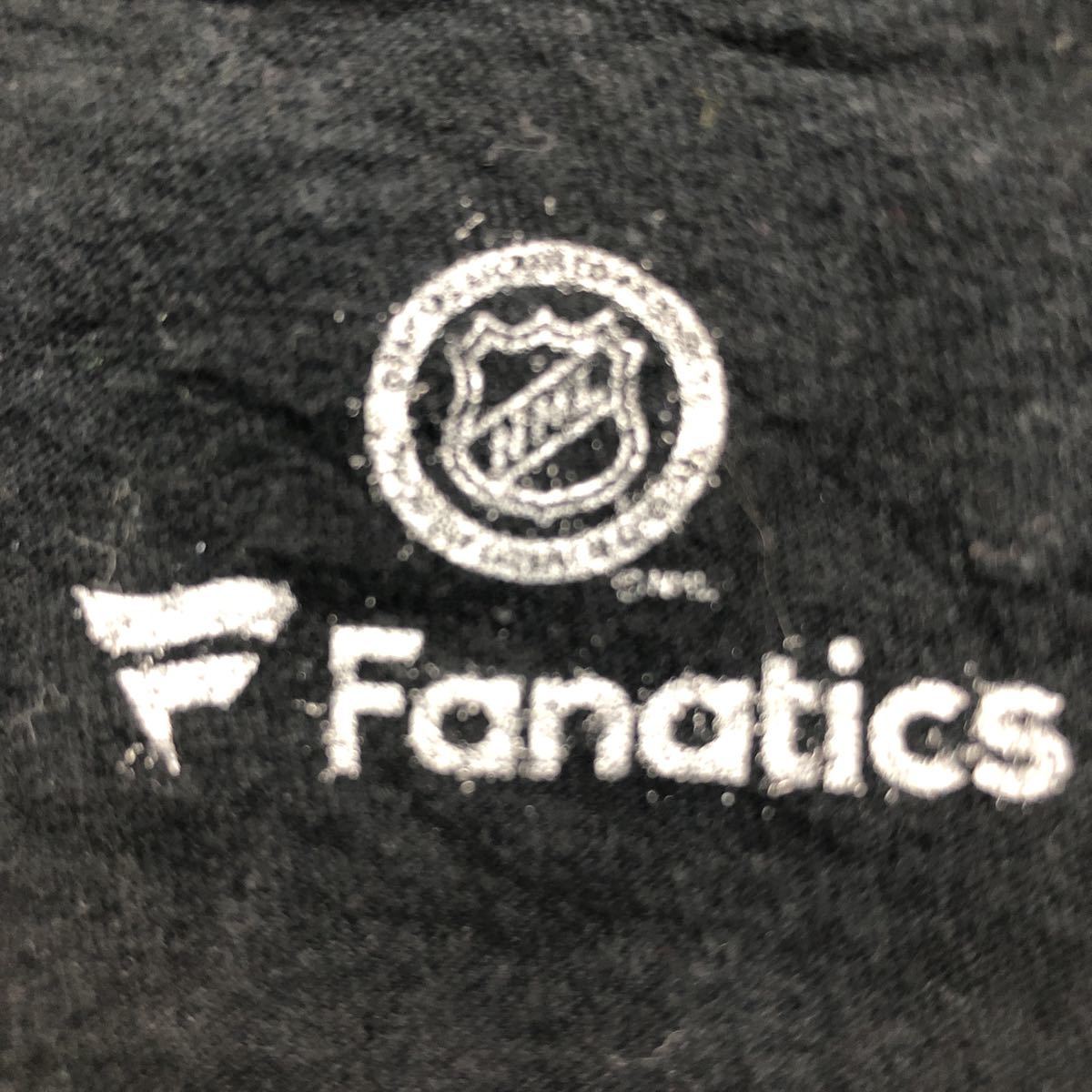 Fanatics принт длинный футболка M чёрный fanatis солнечный noze Shark s хоккей спорт б/у одежда . America скупка a503-5790