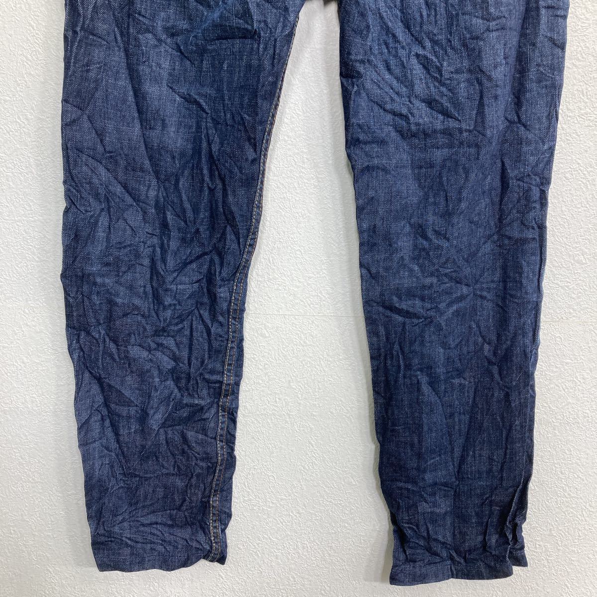 157 Denim pants W36 new classic big size indigo old clothes . America buying up 2303-729