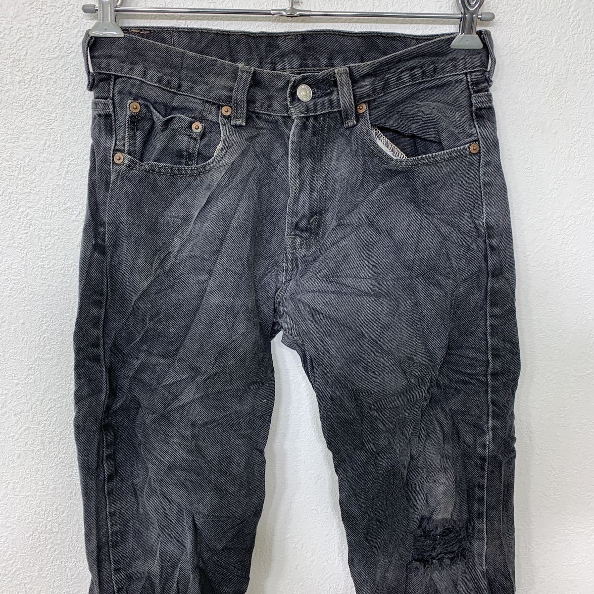 Levi's 550 デニムパンツ W29 リーバイス メキシコ製 ブラック 古着卸 アメリカ仕入 2303-763_画像2