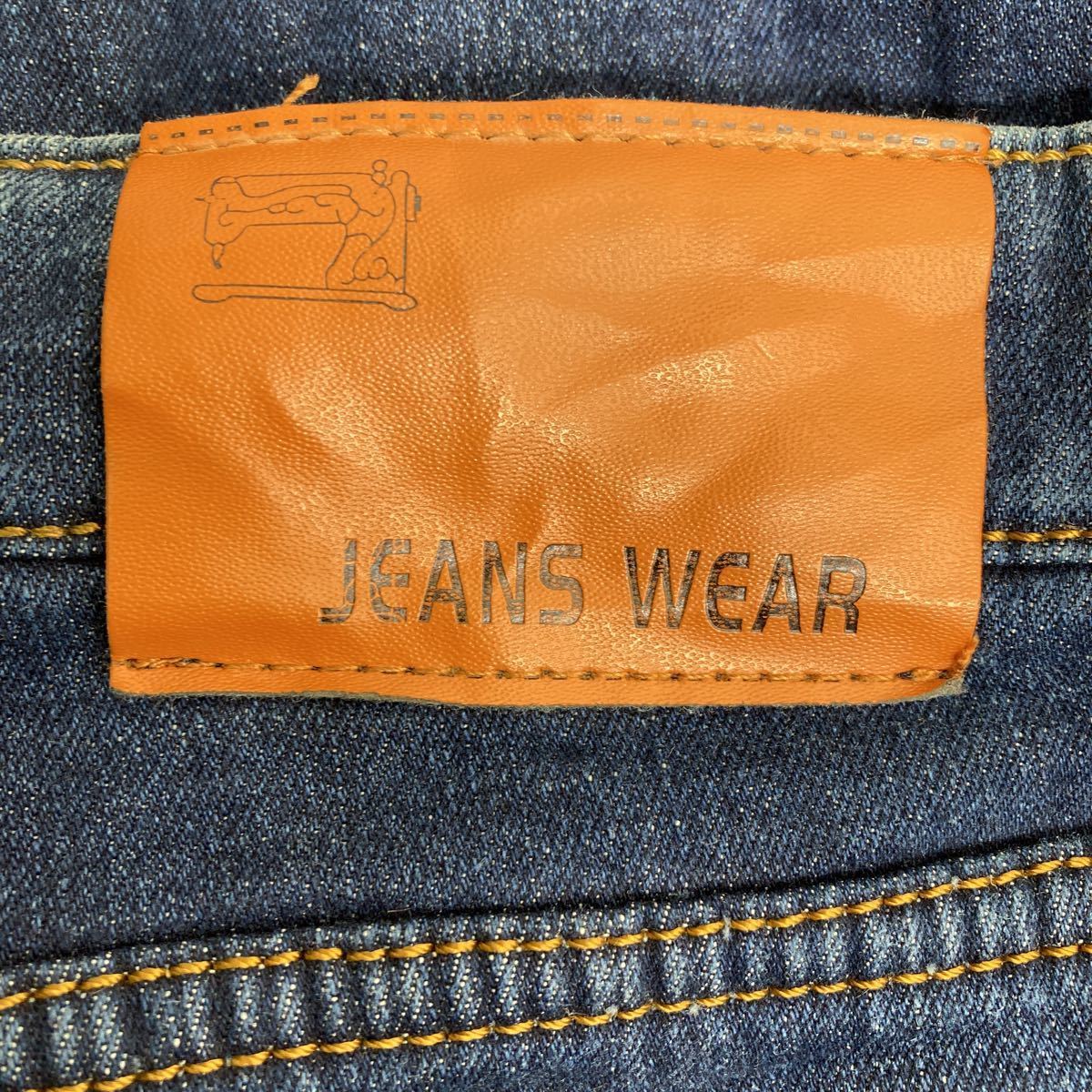 JEANS WEAR デニムパンツ W33 裏ボア インディゴ 古着卸 アメリカ仕入 2303-1172_画像7