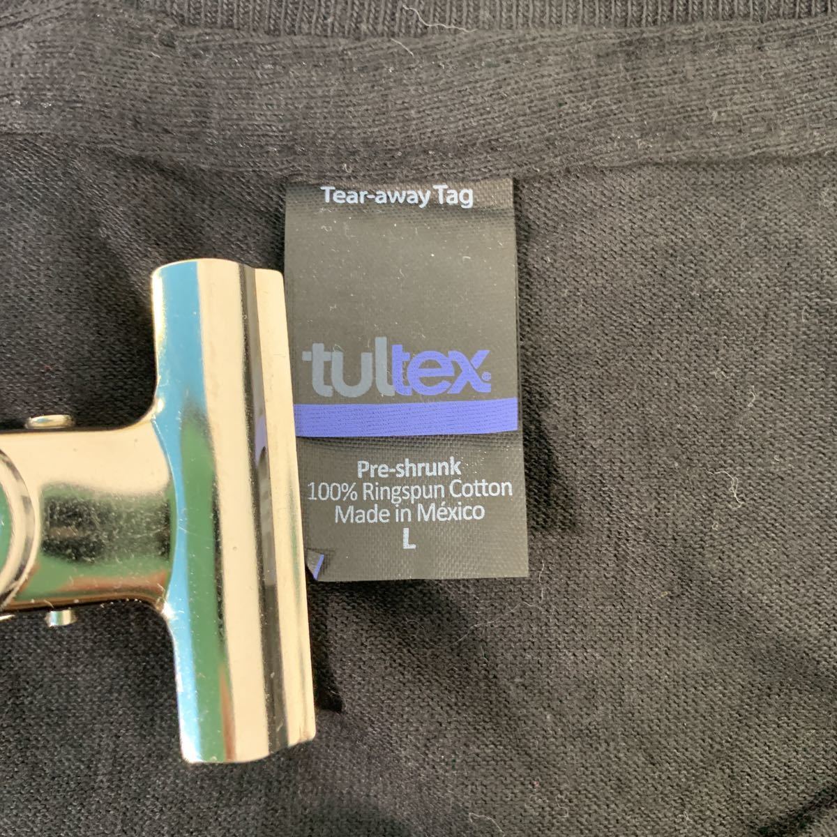 TULTEX 半袖 プリント Tシャツ L ブラック 黒 タルテックス 古着卸 アメリカ仕入 a503-7307_画像7