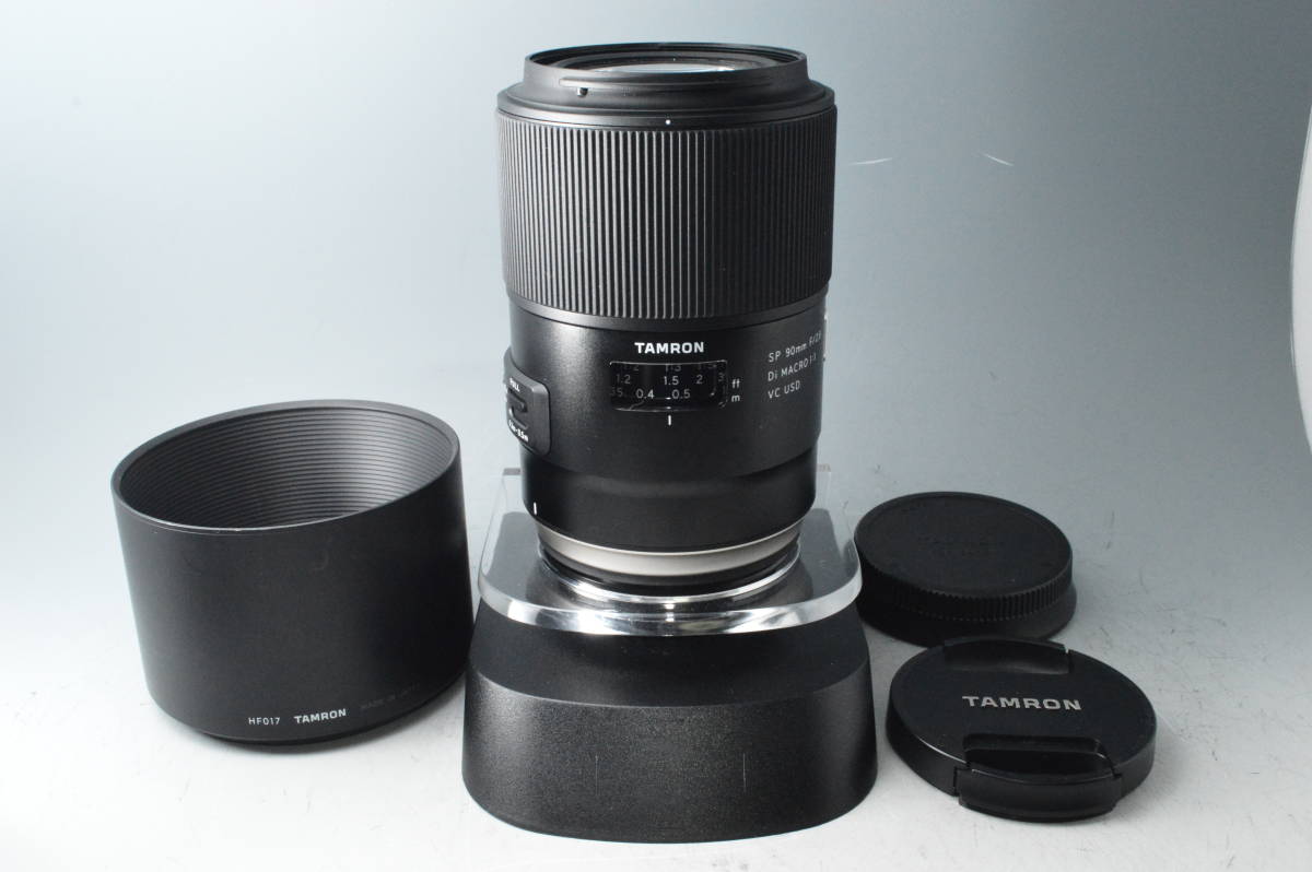 #9405【外観美品】 TAMRON タムロン SP 90mm F2.8 Di MACRO 1:1 VC USD/Model F017E（キヤノンEF用）_画像1