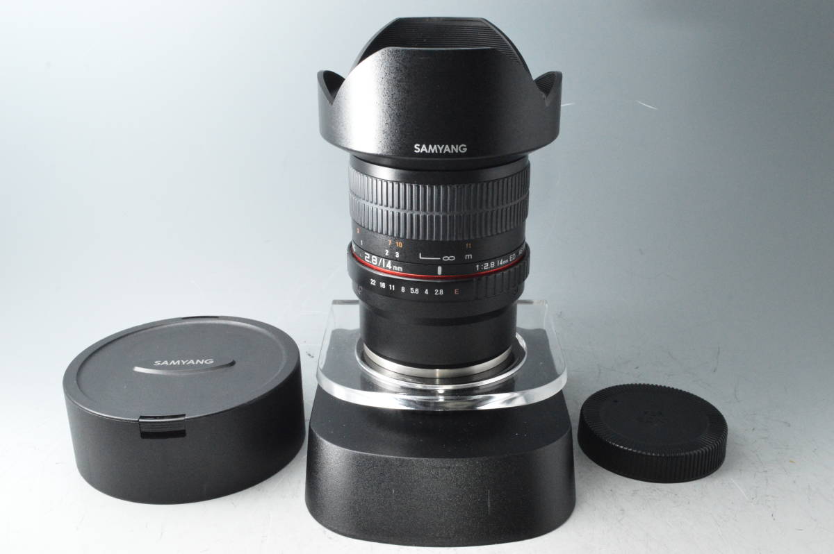 #9498【良品】 SAMYANG サムヤン 14mm F2.8 Aspherical IF(ソニーE用/フルサイズ対応)_画像1