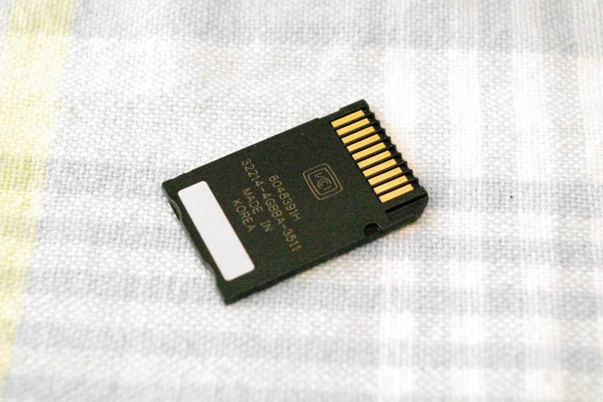 memory stick PRO DUO 4GB #mk1