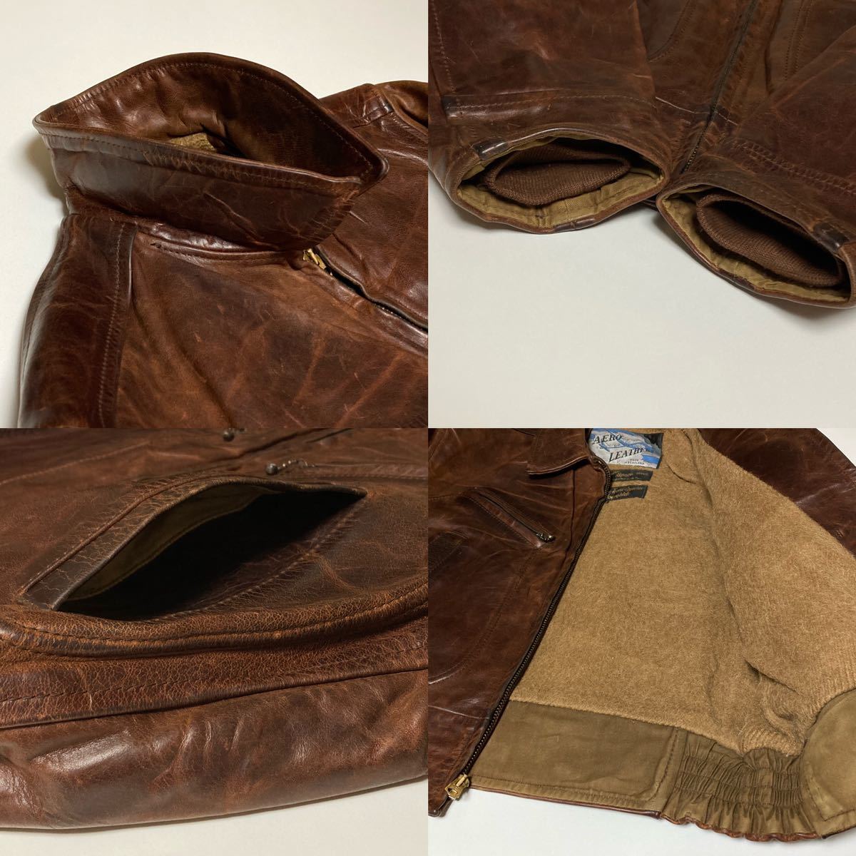 Aero Leathers エアロレザー シングル レザージャケット Aero Leathers エアロレザー シングル レザージャケット
