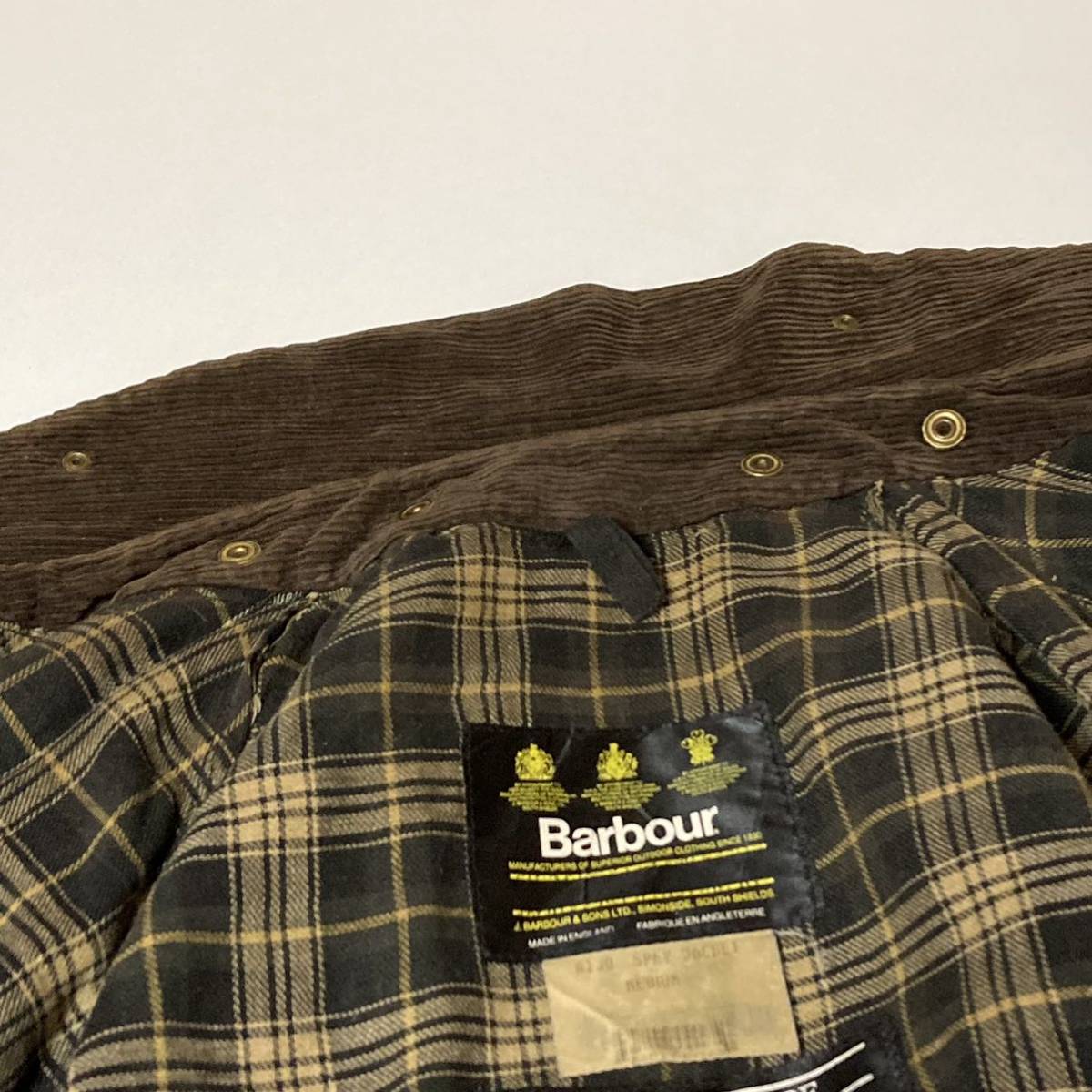 Barbour バブアー オイルドジャケット ワックス Spey スペイ Medium