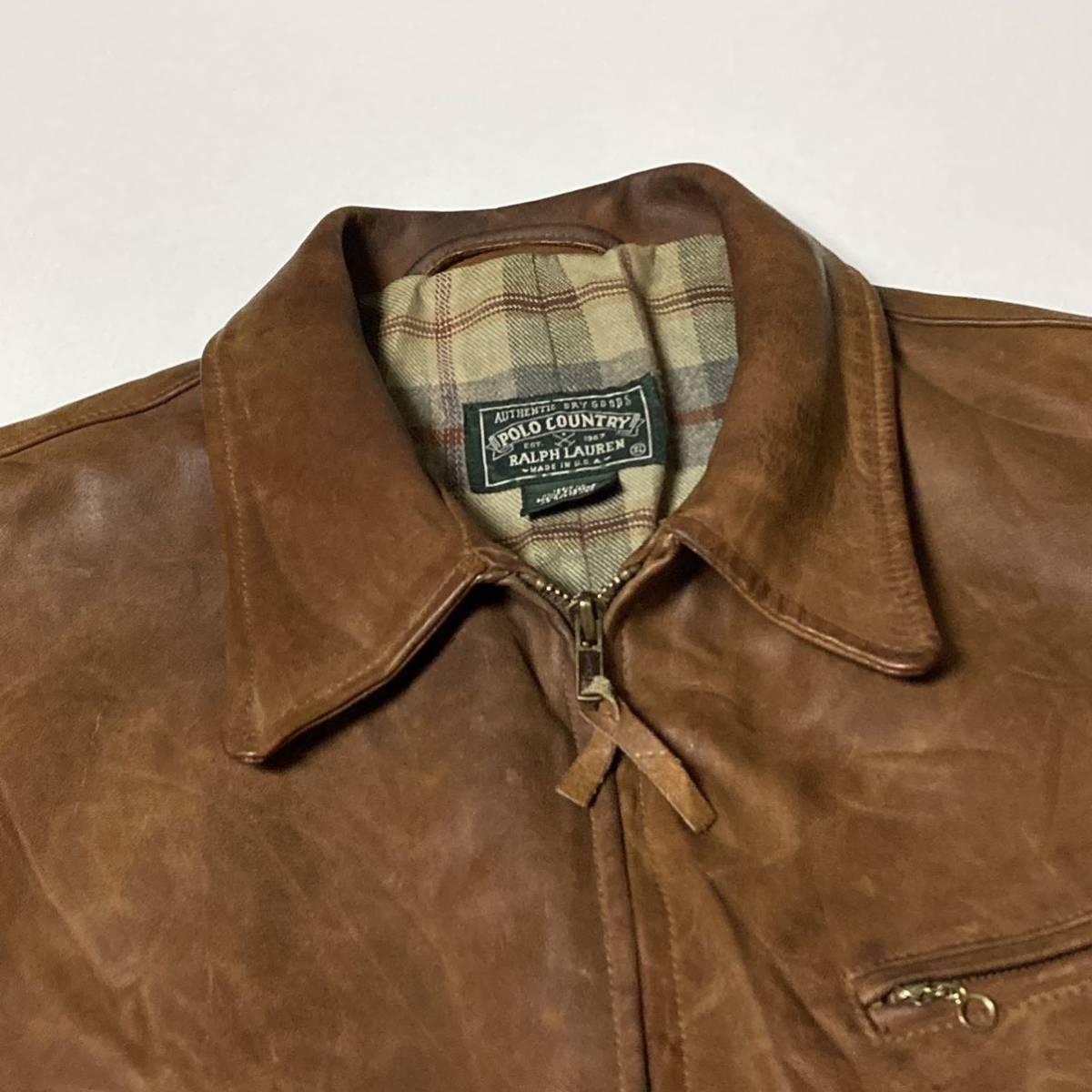 Polo Country ポロカントリー レザージャケット XL ラムレザー Polo Country ポロカントリー レザージャケット XL ラムレザー