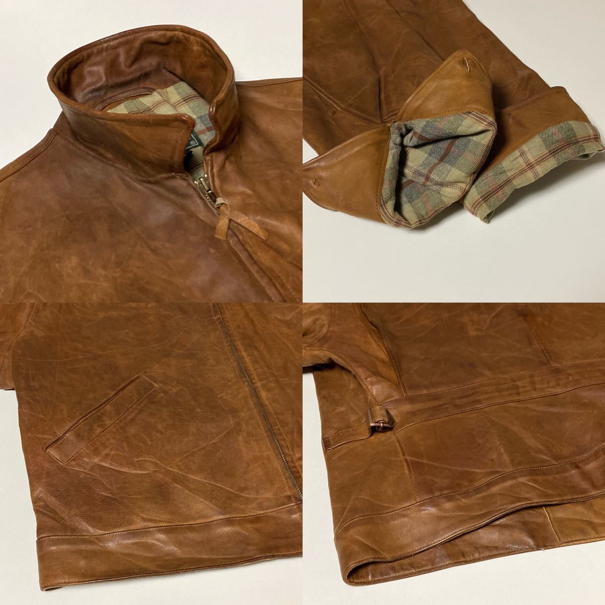 Polo Country ポロカントリー レザージャケット XL ラムレザー Polo Country ポロカントリー レザージャケット XL ラムレザー