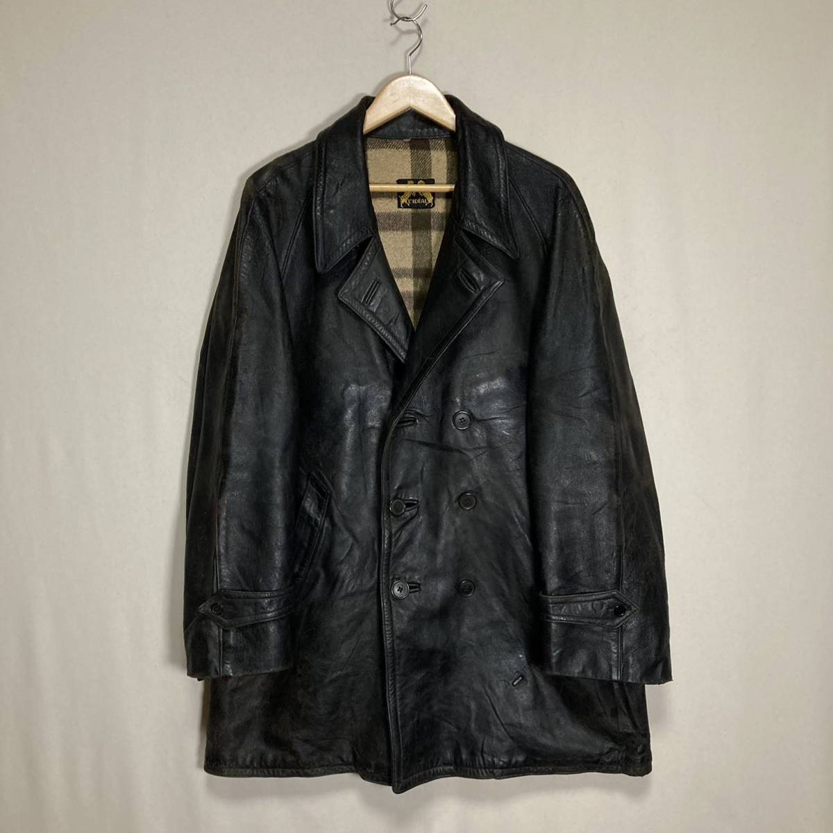 激安特価 アンノウン レザー フレンチ L'ideal LEATHER 羊革 リデアル