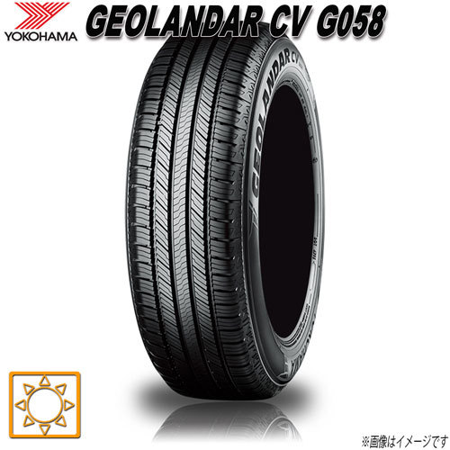 サマータイヤ 新品 ヨコハマ GEOLANDAR CV G058 ジオランダー 235/55R20インチ 102V 4本セット_画像1