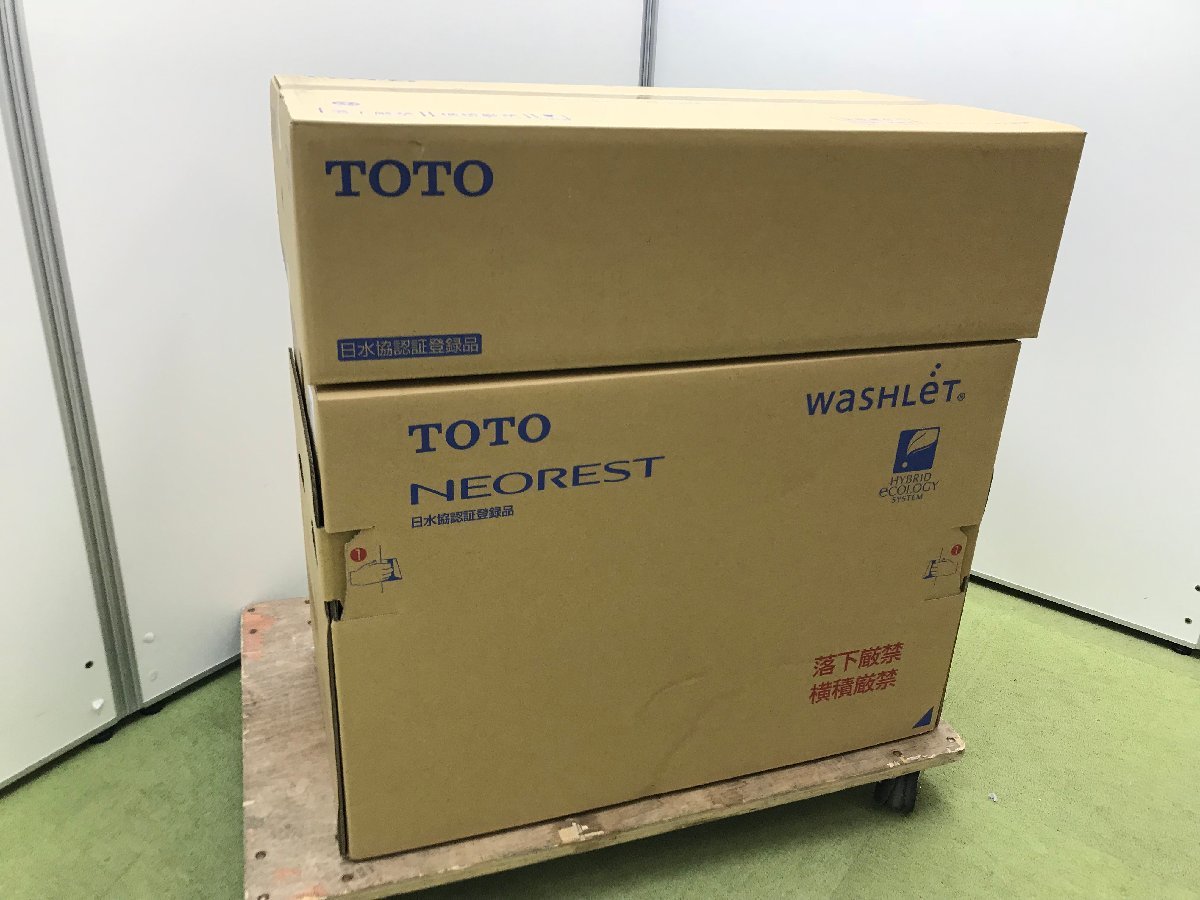 新品 未開封 TOTO タンクレス トイレ 一体型便器 ネオレストAS1 CES9710M #NW1 (CS921BM + TCF9710) 手洗なし Y02045su-5の画像8