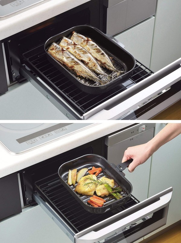  pearl metal :la cooking iron made cover * steering wheel attaching rectangle all . source correspondence grill pan (25x17cm)/HB-3994